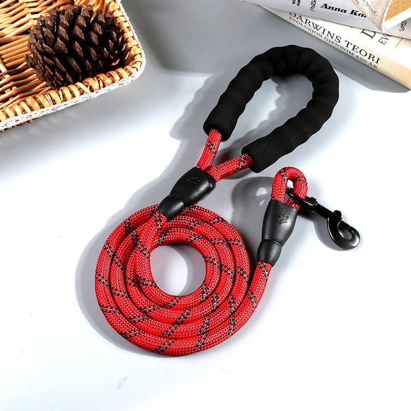 Reflective Nylon Round Rope Dog Leash - Snoopy Doo