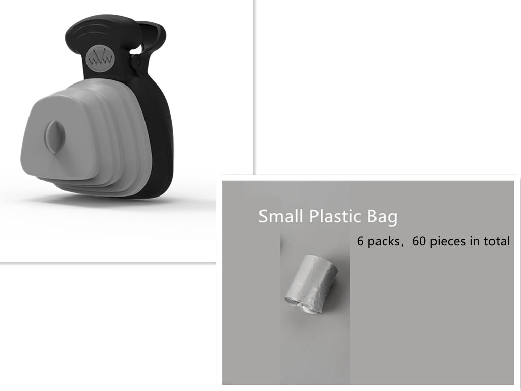 Pet Poop Bag Dispenser Travel Foldable Poop Spoon - Snoopy Doo