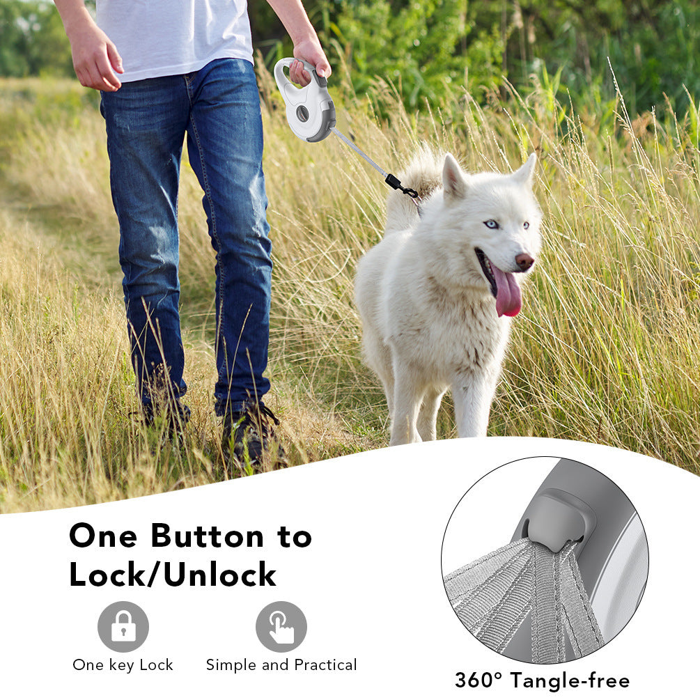 Retractable Reflective Dog Walking Leash - Snoopy Doo