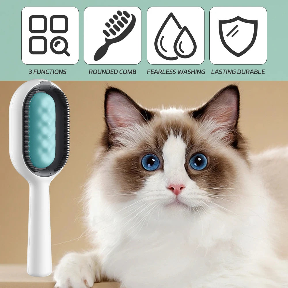 4-in-1 Cat Hair Brush with Water Tank Comb - Snoopy Doo