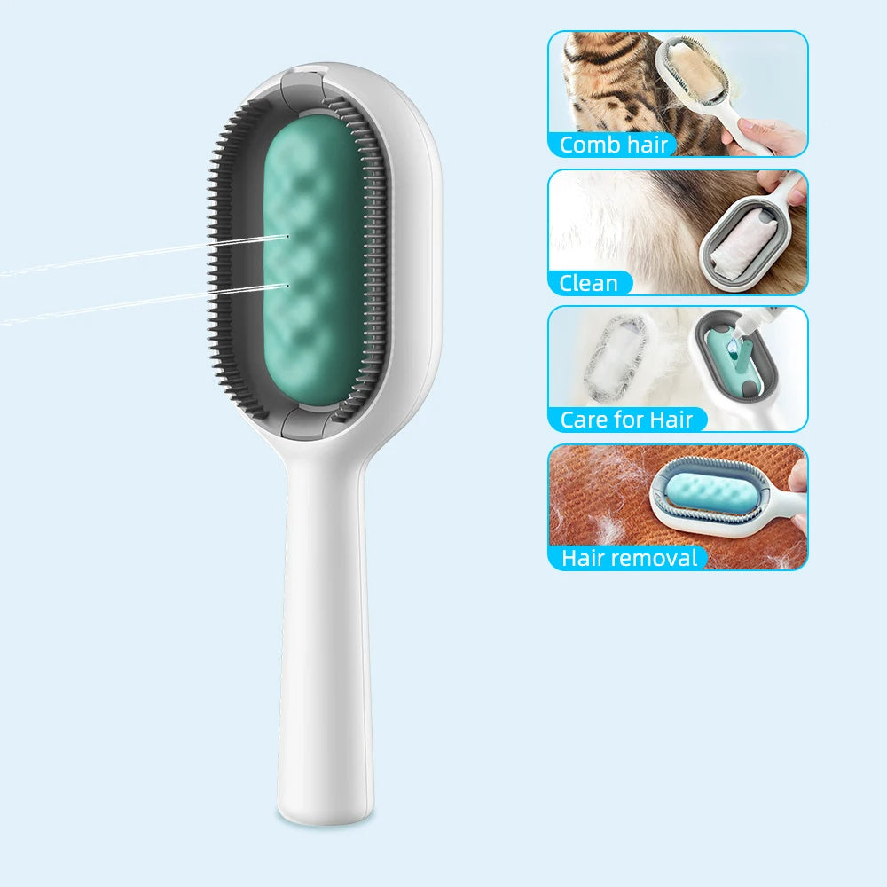 4-in-1 Cat Hair Brush with Water Tank Comb - Snoopy Doo
