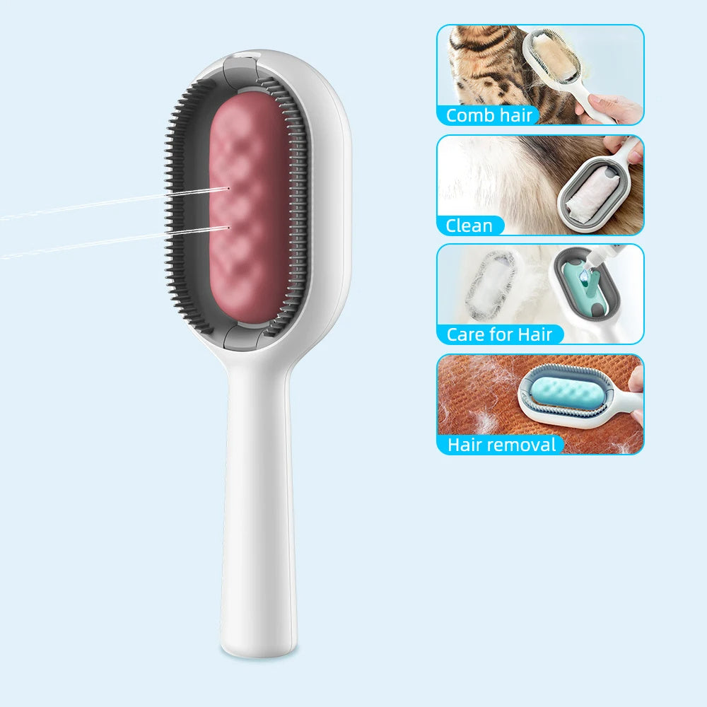 4-in-1 Cat Hair Brush with Water Tank Comb - Snoopy Doo