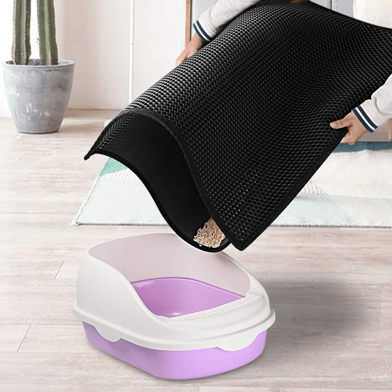 Waterproof Honeycomb Cat Litter Pad - Snoopy Doo