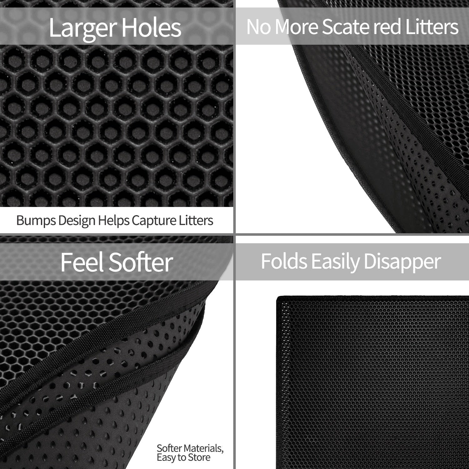 Waterproof Honeycomb Cat Litter Pad - Snoopy Doo