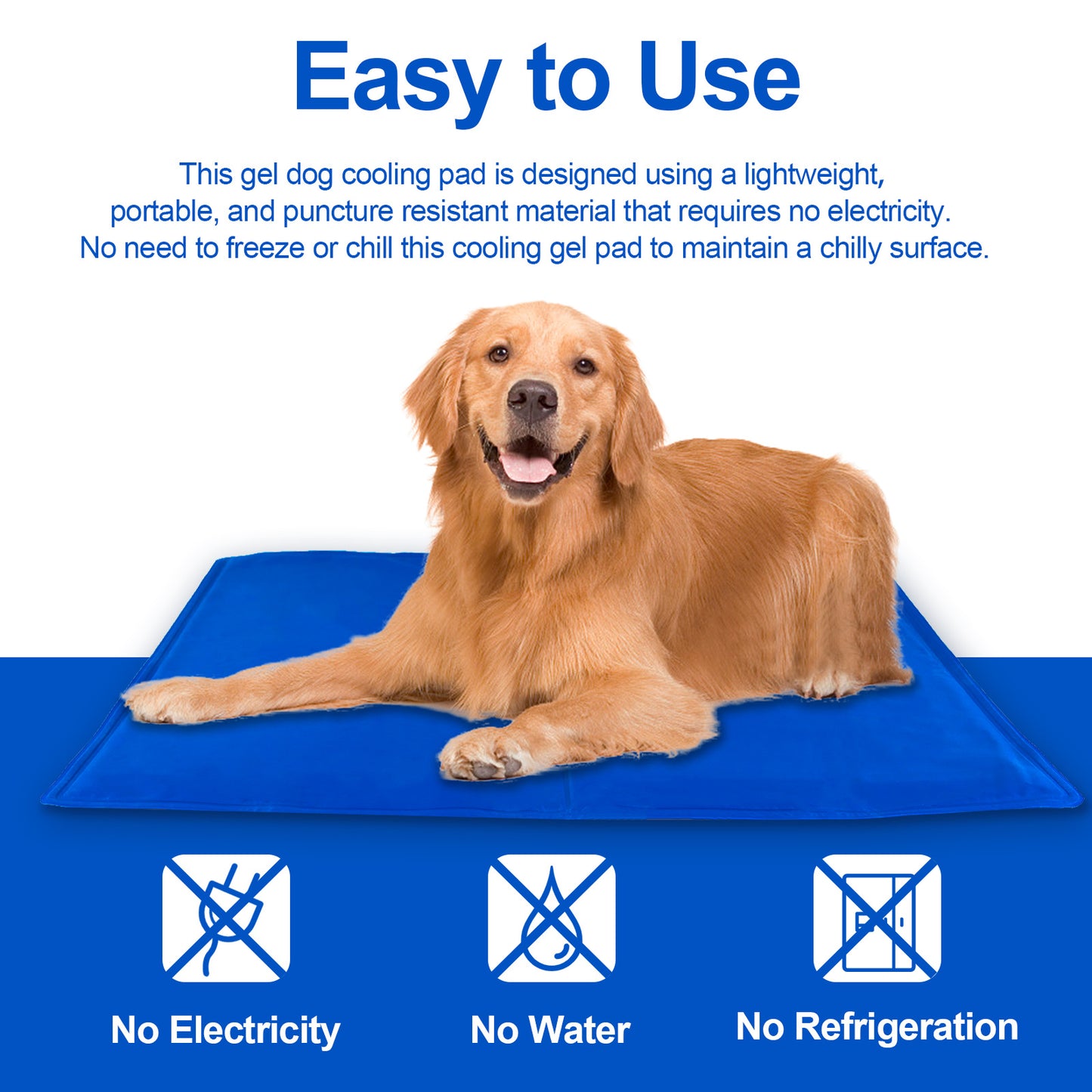 Pressure-Activated Dog Cooling Mat - Snoopy Doo