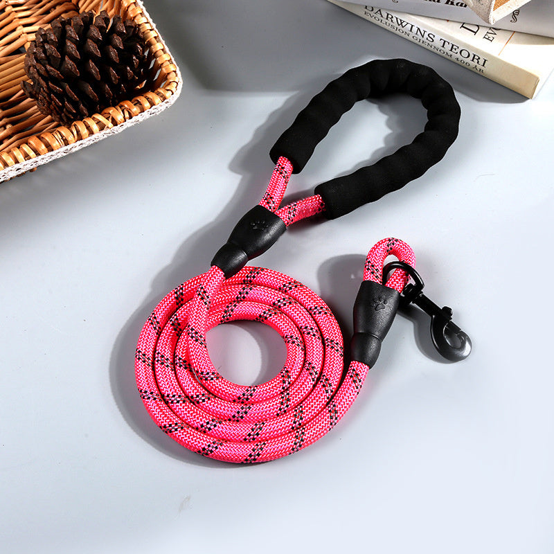 Reflective Nylon Round Rope Dog Leash - Snoopy Doo