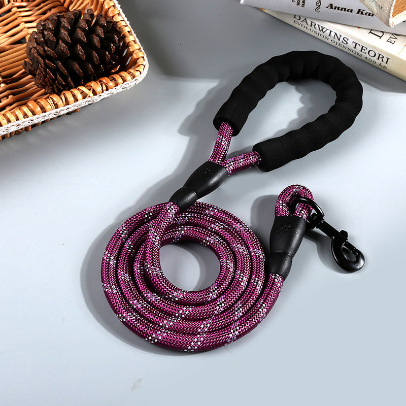 Reflective Nylon Round Rope Dog Leash - Snoopy Doo