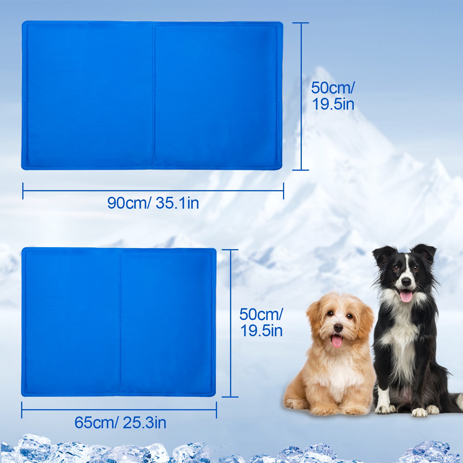 Pressure-Activated Dog Cooling Mat - Snoopy Doo