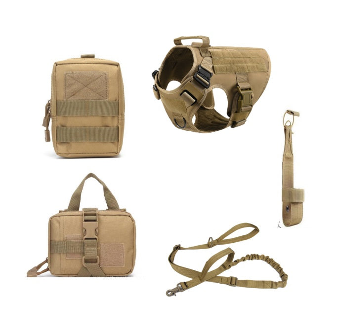 Tactical Dog Harness & Leash Set for All Breeds - Snoopy Doo