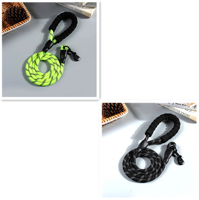 Reflective Nylon Round Rope Dog Leash - Snoopy Doo