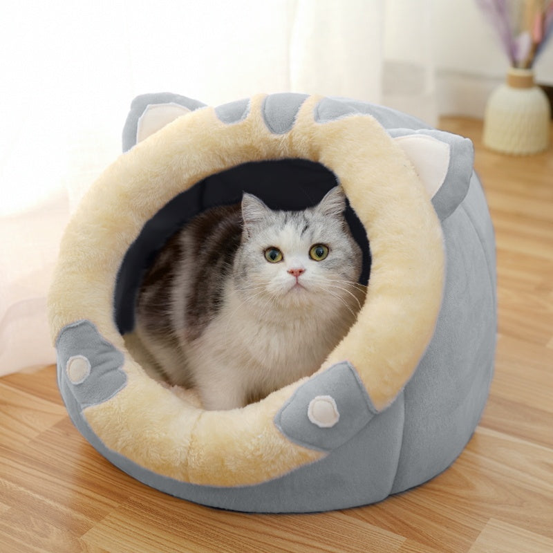 Cat House Villa Enclosed Cat Supplies Bed - Snoopy Doo