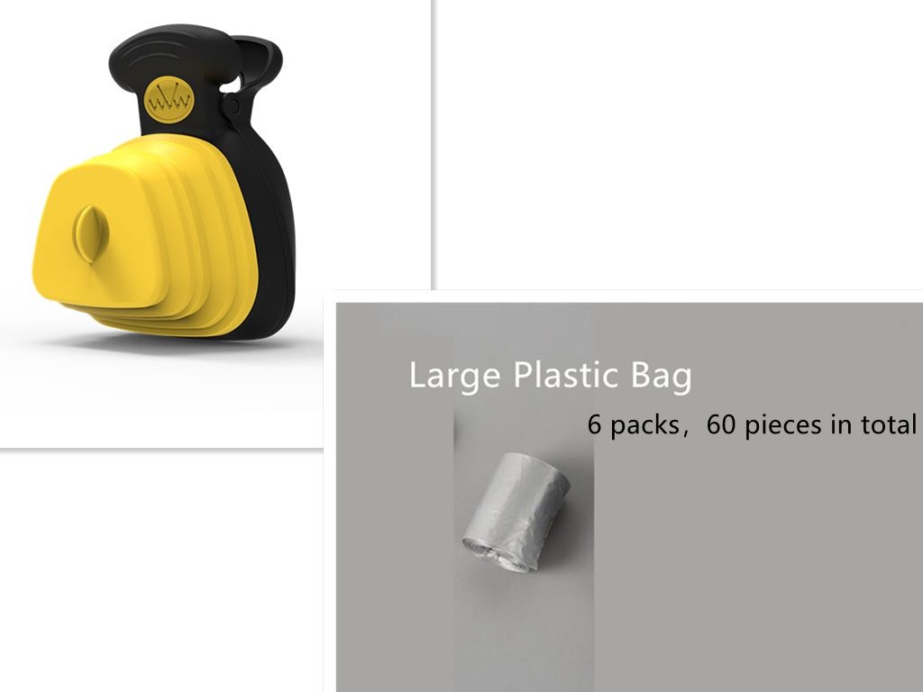 Pet Poop Bag Dispenser Travel Foldable Poop Spoon - Snoopy Doo